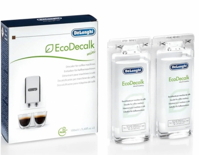 Détartrant pour cafetière écologique - EcoDecalk Mini - 2x100 ml - DELONGHI