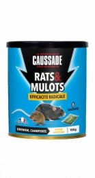 Rats et mulots - Efficacité radicale - Céréales - 150 Grs - CAUSSADE