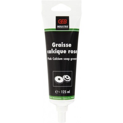 Graisse calqcique rose pour usage courant - tube 125 ml - GEB