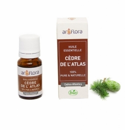 Huile essentielle BIO de Cèdre de l'Atlas 100% pure et naturelle -10 ml - AROFLORA