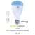 Ampoule connectée avec réglage d'intensité - E27 - Smart Light Color - 9 Watts - AWOX