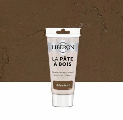 Pâte à bois - Chêne foncé - 150 Grs - LIBERON