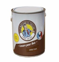 Lasure acrylique pour Bois - Teinte Chêne foncé - 2.5 L - ONIP