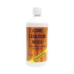 Cire liquide pour cireuse électrique - 1 L - bois mixte