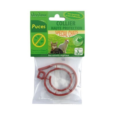Collier puces insectifuge chats - VERLINA