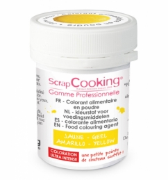 Colorant alimentaire en poudre jaune - SCRAPCOOKING