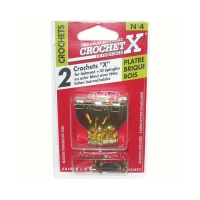 Crochet X N°4 - Crochet à tableau - CROCHET X