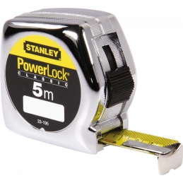 Mètre anti-choc - Classic ABS - 5 M - 25 mm - Powerlock - STANLEY