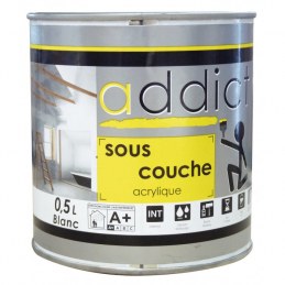 Sous-couche acrylique - Blanc - 0.5 L - ADDICT