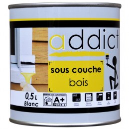 Sous-couche Bois - Blanc - 0.5 L - ADDICT