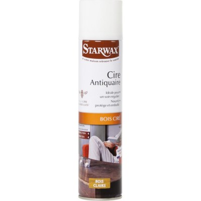 Cire Antiquaire Aerosol Bois Clair 300 ml - STARWAX 