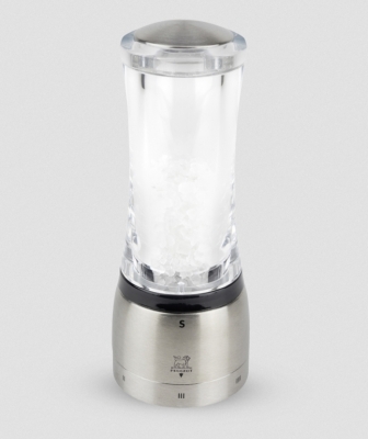 Moulin à sel manuel en acryl et inox - u'Select - 16 cm - Daman -PEUGEOT