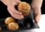 Moule à muffins en silicone - 6 gâteaux - Noir - LEKUE