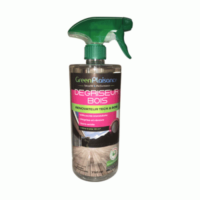 Dégriseur bois écologique pour teck et bois exotiques - 750 ml - GREEN PLAISANCE