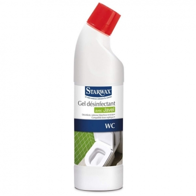 Gel WC désinfectant - Avec Javel - 750 ml - STARWAX