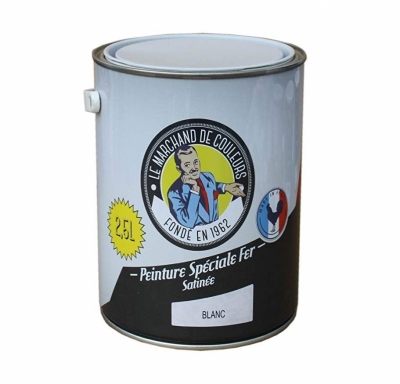 Peinture Spécial Fer - Satinée - Blanc - 2.5 L - ONIP