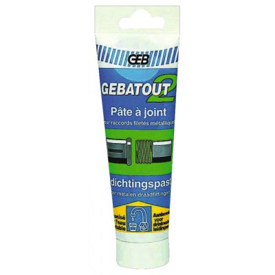 Pate à joint - Etanchéite eau potable raccord métal Geb - Tube 125 ml