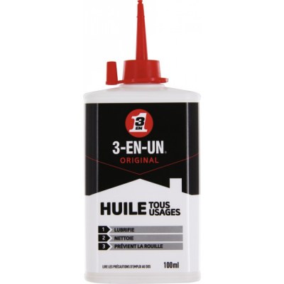 Burette huile tous usages - 100 ml - 3-en-UN