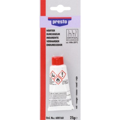 Durcisseur pour mastic en polyester et résine - 25 Grs - PRESTO