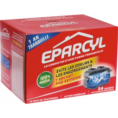 Activateur biologique pour fosse septique - 54 doses - EPARCYL