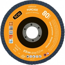 Disque zirconium infinity bombé diamètre 125 mm - Grain 80 - SCID