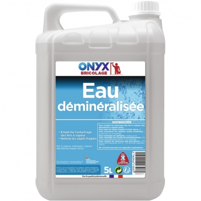 Eau déminéralisée - Anticalcaire et antitartre - 5 L - ONYX