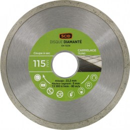 Disque Diamant carreleur - Ø 115 mm - SCID