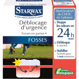 Traitement d’urgence - Fosses bloquées 3x200g - STARWAX