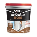 Enduit de rebouchage spécial Bois - 1.5 Kg - SADER