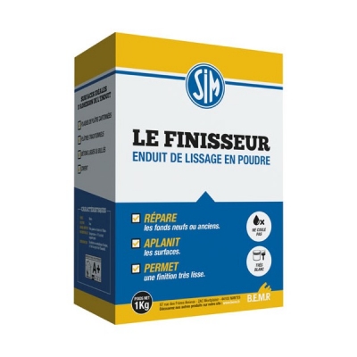 Enduit de lissage intérieur en poudre - Le Finisseur - 1 Kg - SIM