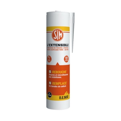 Enduit de rebouchage et de réparation extérieur - L'Extensible - 310 ml - SIM