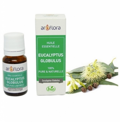 Huile essentielle BIO d'Eucalyptus 100% pure et naturelle -10 ml - AROFLORA