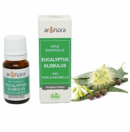 Huile essentielle BIO d'Eucalyptus 100% pure et naturelle -10 ml - AROFLORA