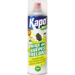 Aérosol insecticide naturel nids de guêpes et frelons - 500ml - KAPO
