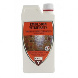 Émulsion vitrifiante pour tomettes et terres cuites rouges - 1 L - AVEL