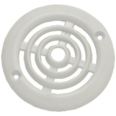 Grille de ventilation en applique pour contre cloison - Plastique - Ronde - 64 mm- DMO