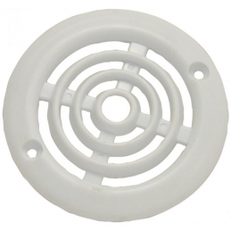 Grille de ventilation en applique pour contre cloison - Plastique - Ronde - 64 mm- DMO