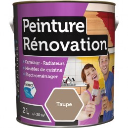 Peinture multi-surfaces - Rénovation - 2 L - Taupe - BATIR