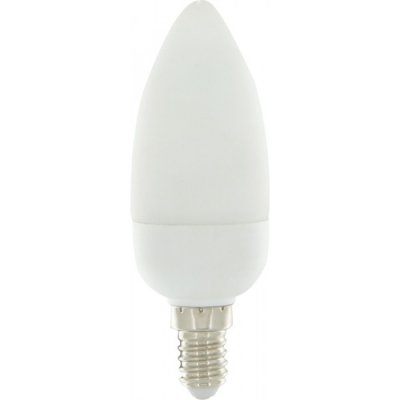 Ampoule Fluocompacte - Flamme - E14 - 9 W - 406 lumens - DHOME