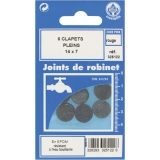 Joint Clapet plein Robinet - 14 x 7 mm - Lot de 6 - GRIPP