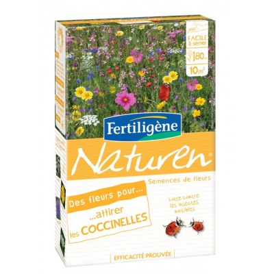 Prairie fleurie - Attire coccinelles - 60 gr - Naturen FERTILIGENE