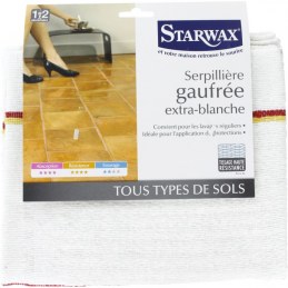 Serpillière gaufrée extra-blanche - STARWAX