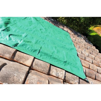 Bâche de protection professionnelle - 3 x 5 m - CAP VERT