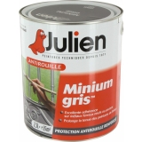 Primaire antirouille - Minium Gris - Protection anti-corrosion durable - 2.5 L - JULIEN