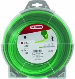 Fil rond pour débrousailleuse - Nylon - VERT - 3 mm x 56 M - OREGON