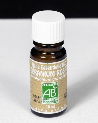 Huile essentielle Bio - Géranium Rosat - 10 ml - CEVEN AROMES