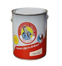 Peinture Glycéro - Bois / Métal - Brillante - Blanc Ivoire - 2.5 L - ONIP