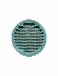 Grille de ventilation à encastrer - Ronde - 80 mm - Aluminium - DMO