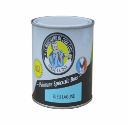 Peinture Spécial Bois - Satinée - Bleu lagune - 0.5 L - ONIP