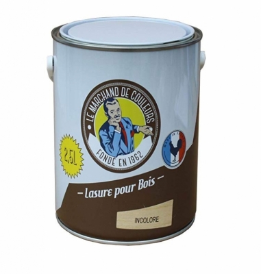 Lasure acrylique pour Bois - Teinte incolore - 2.5 L - ONIP